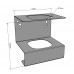 500ml Spray Bottle Holder (1 Location) HOLDER ONLY